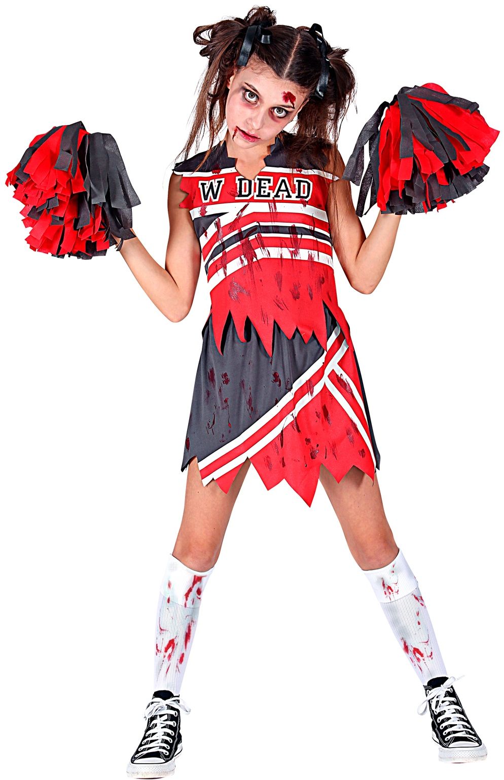 Enge zombie Cheerleader outfit meisjes