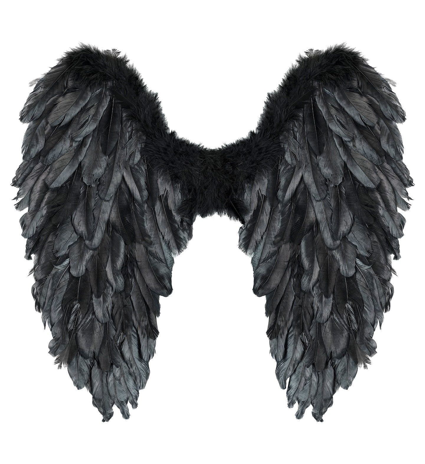 Engelenvleugels Zwart met Veren Feest Dames Heren