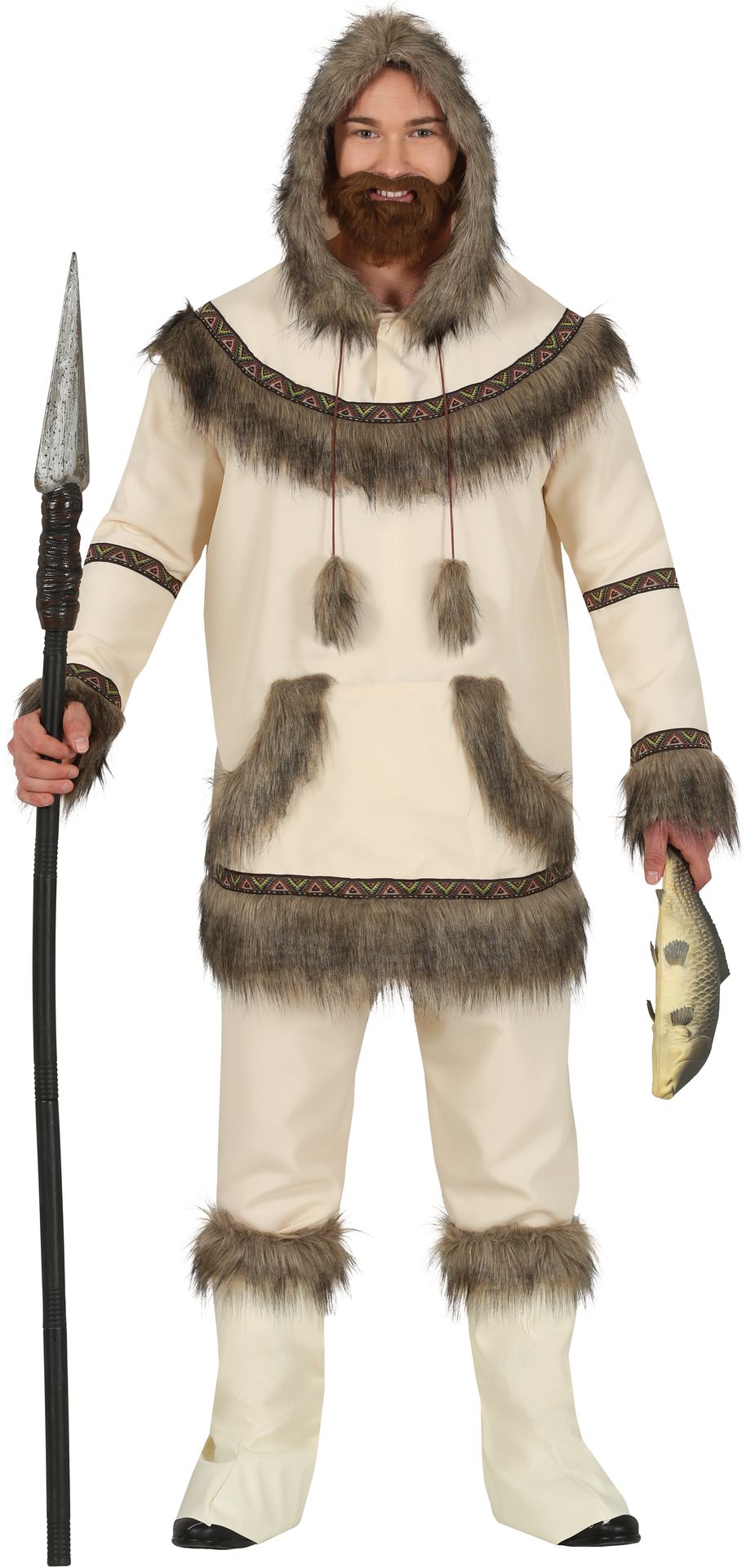 Eskimo outfit heren met capuchon