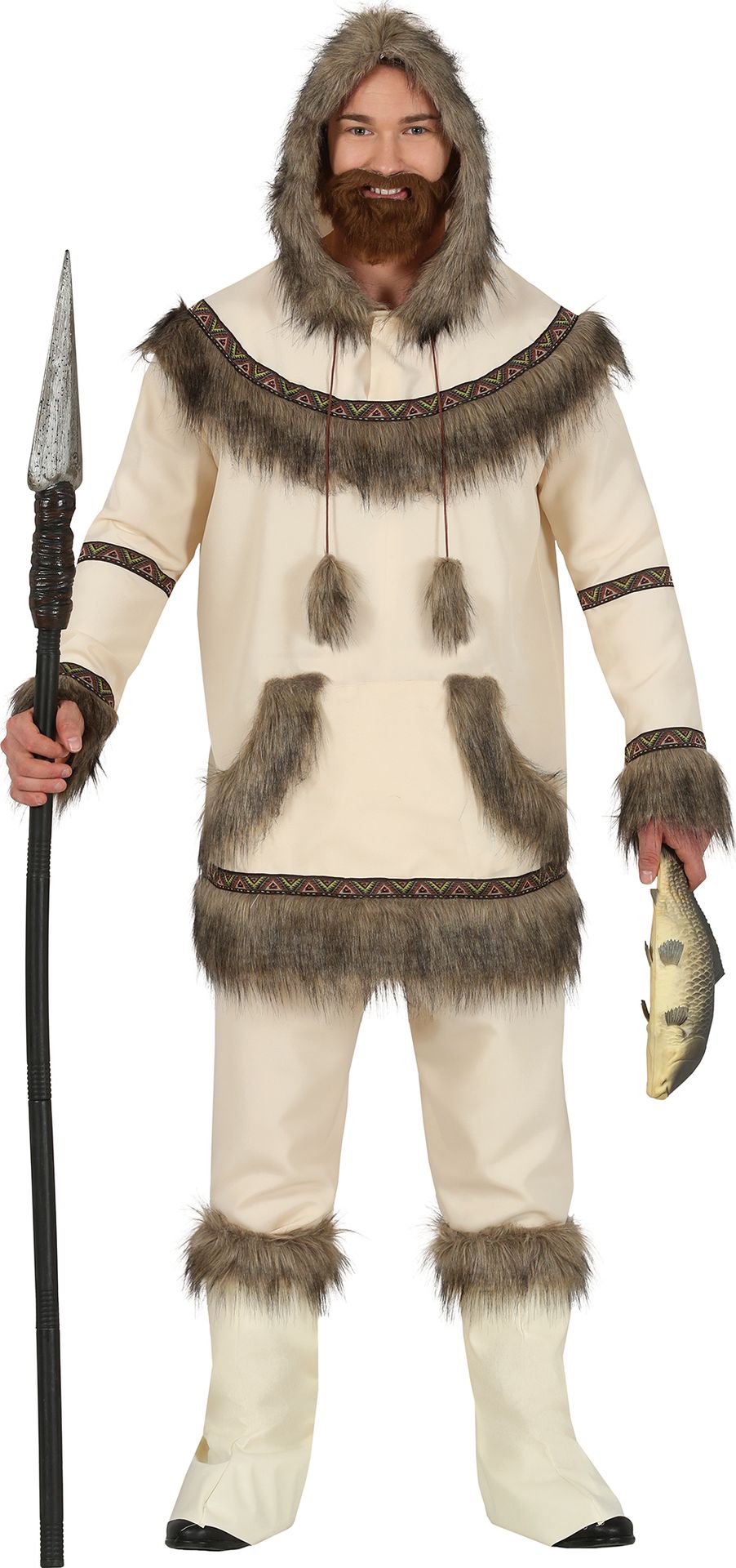 Eskimo outfit heren met capuchon