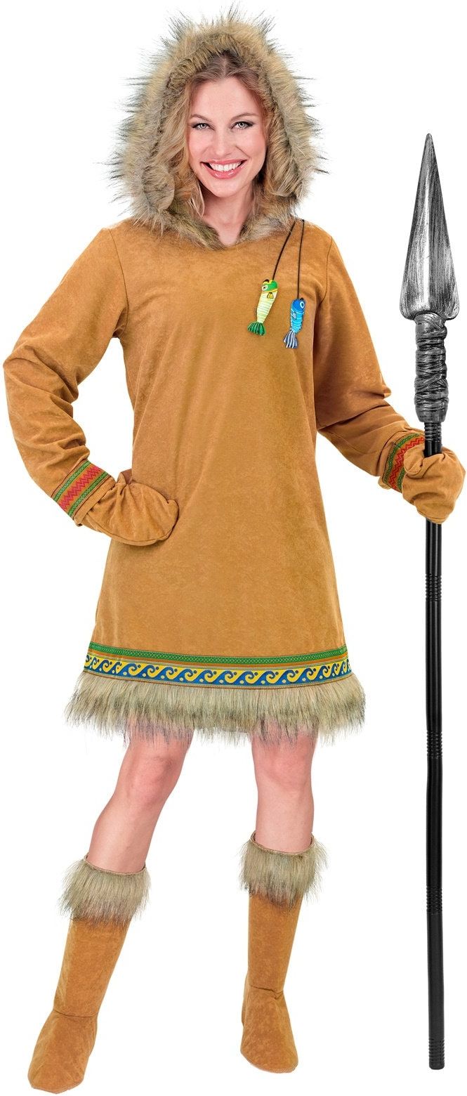 Eskimo Vissers Outfit Dames Bruin