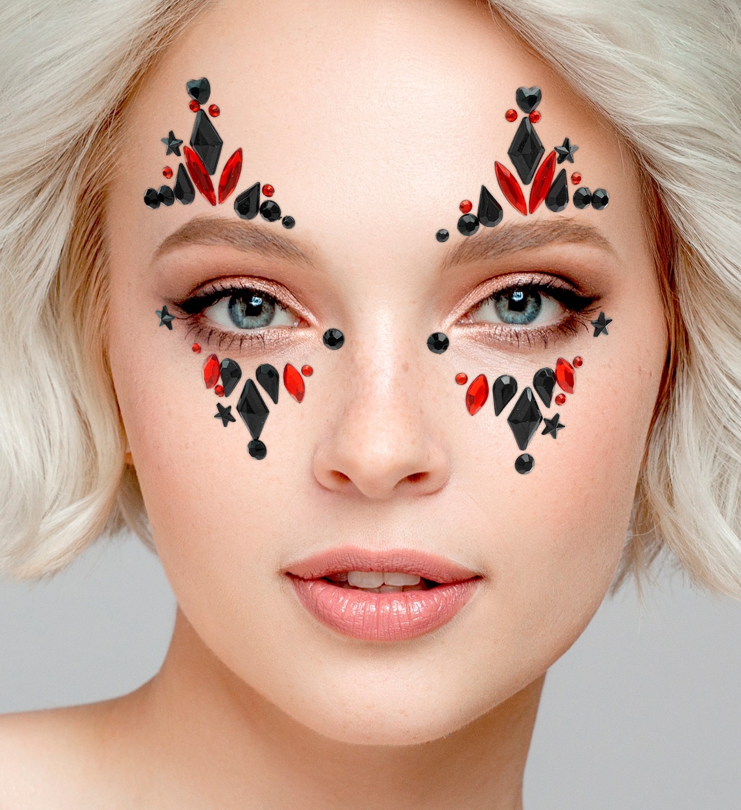 Face Jewels Harley Stijl