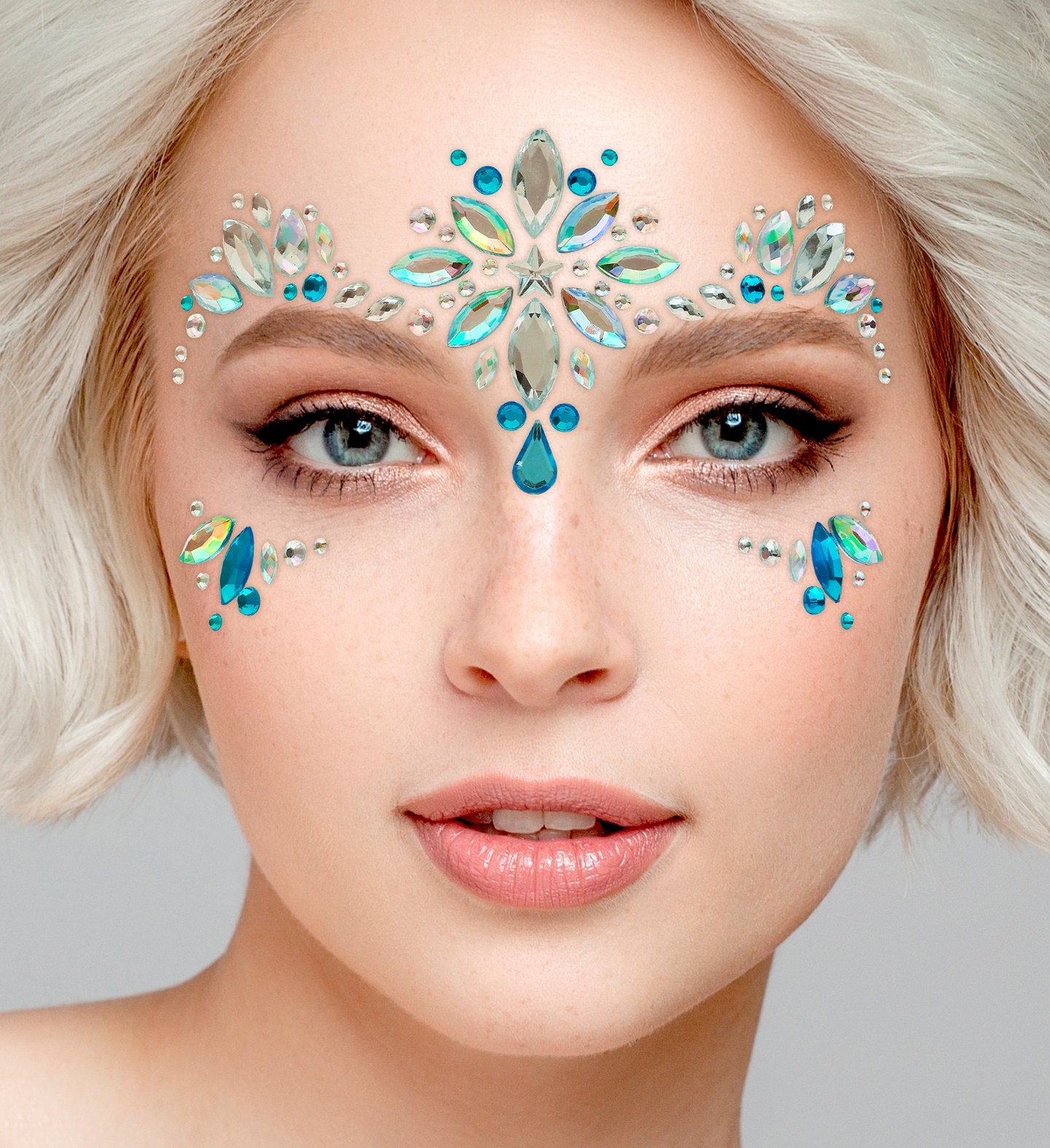 Face Jewels Ijsprinses Look