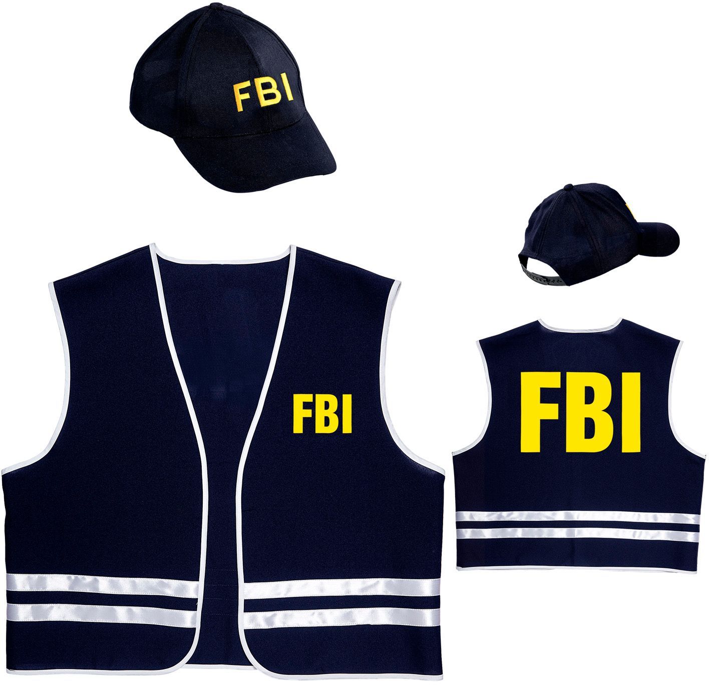 FBI vest met cap