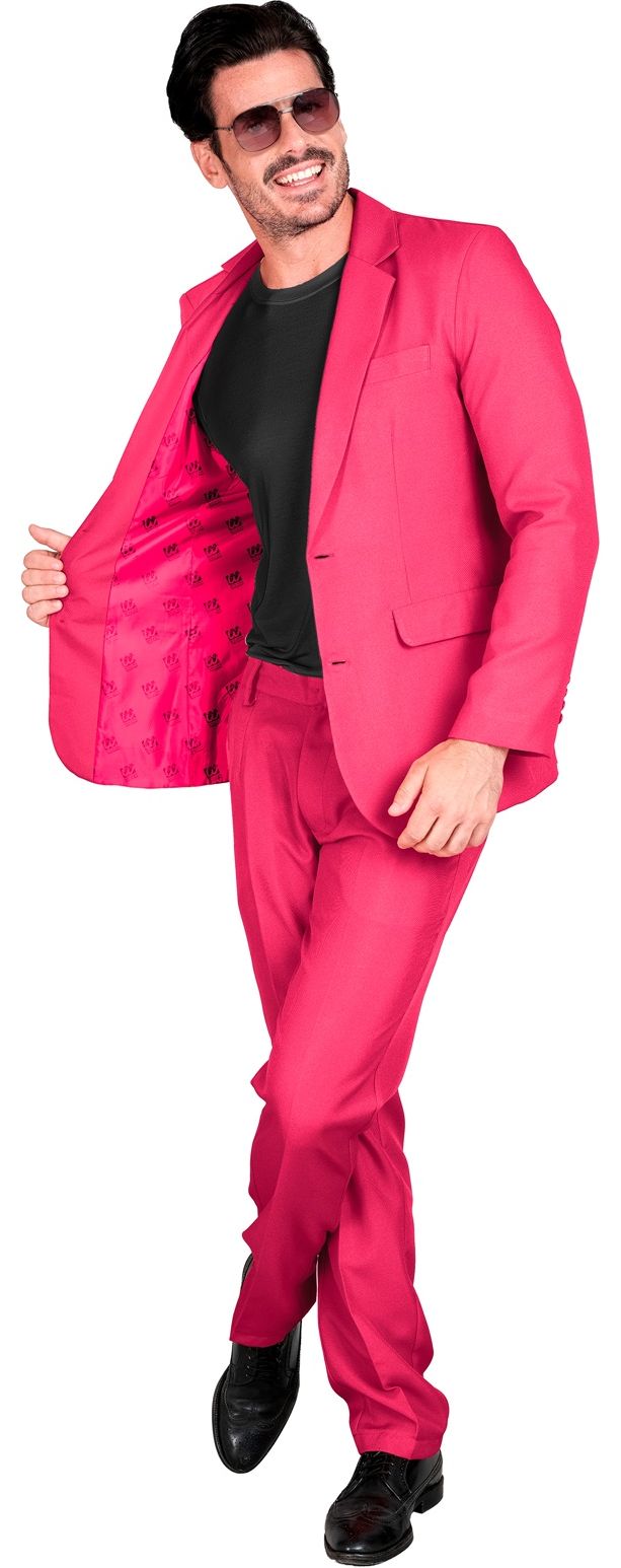 Feest kostuum roze mannen