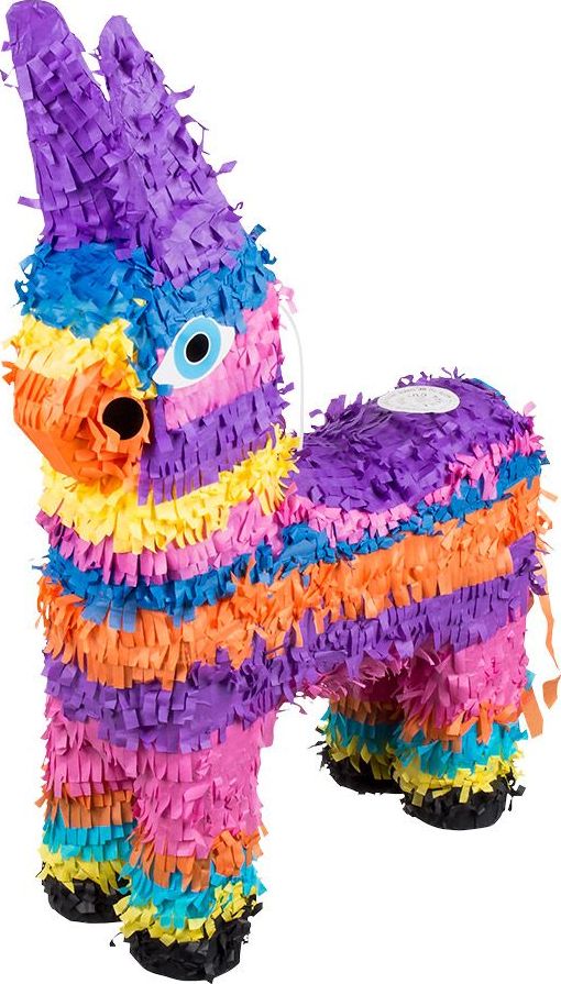 Feest piñata kleurige ezel