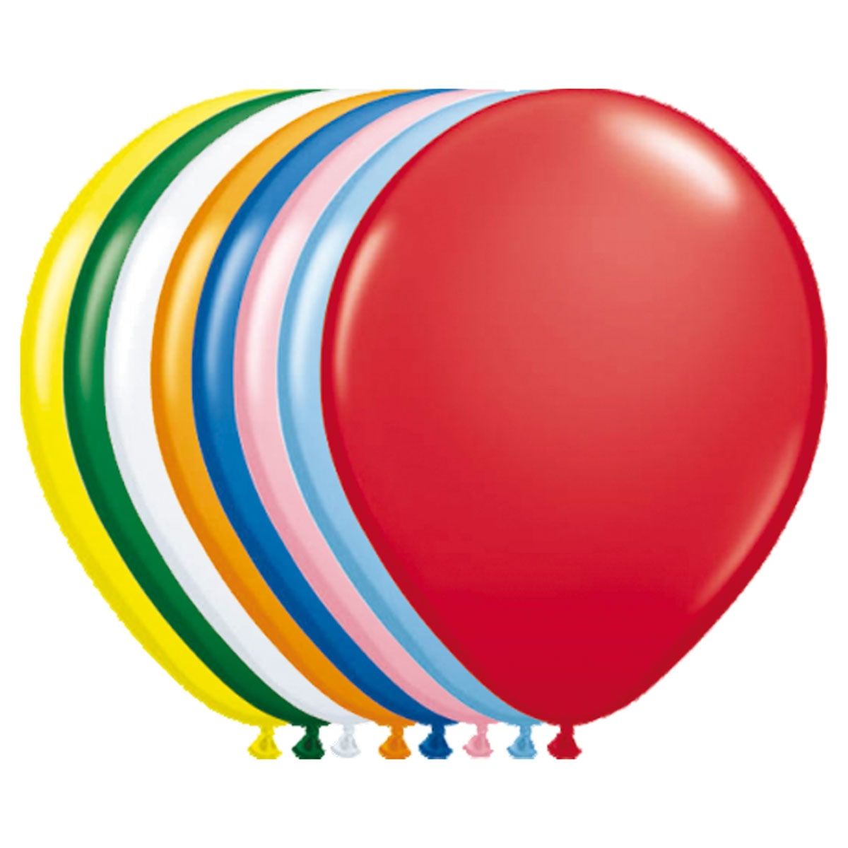 Feestelijke ballonnen kleurenmix 50 stuks 23cm