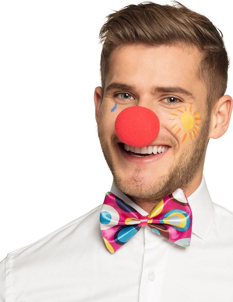 Feestelijke vlinderstrik meerkleurig