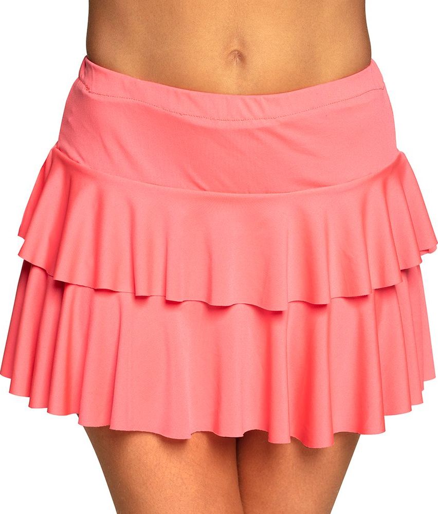 Festival mini rokje neon roze