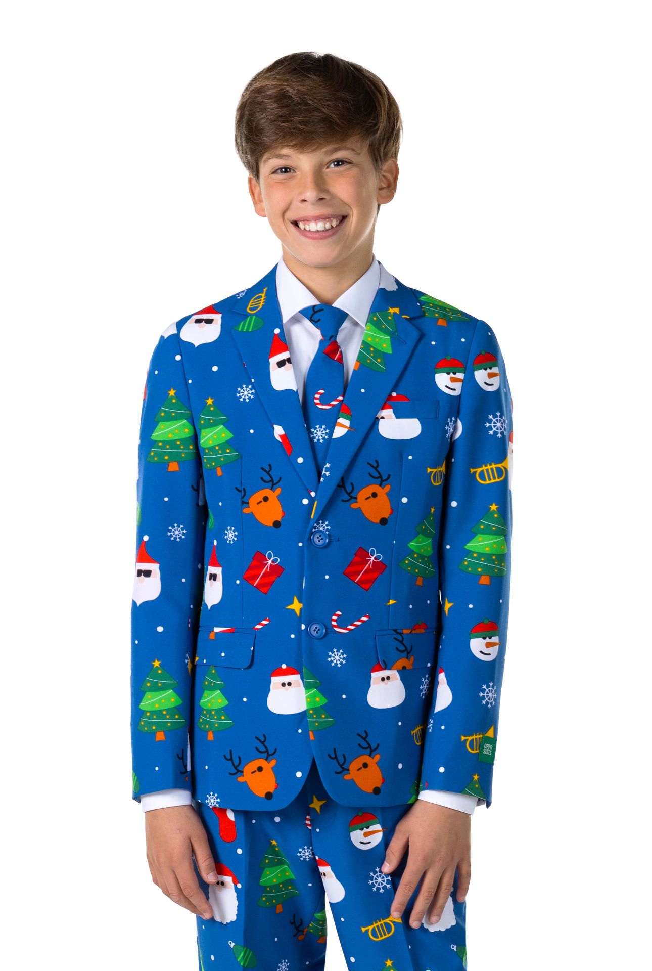 Festivity Blue suit Jongens Opposuits