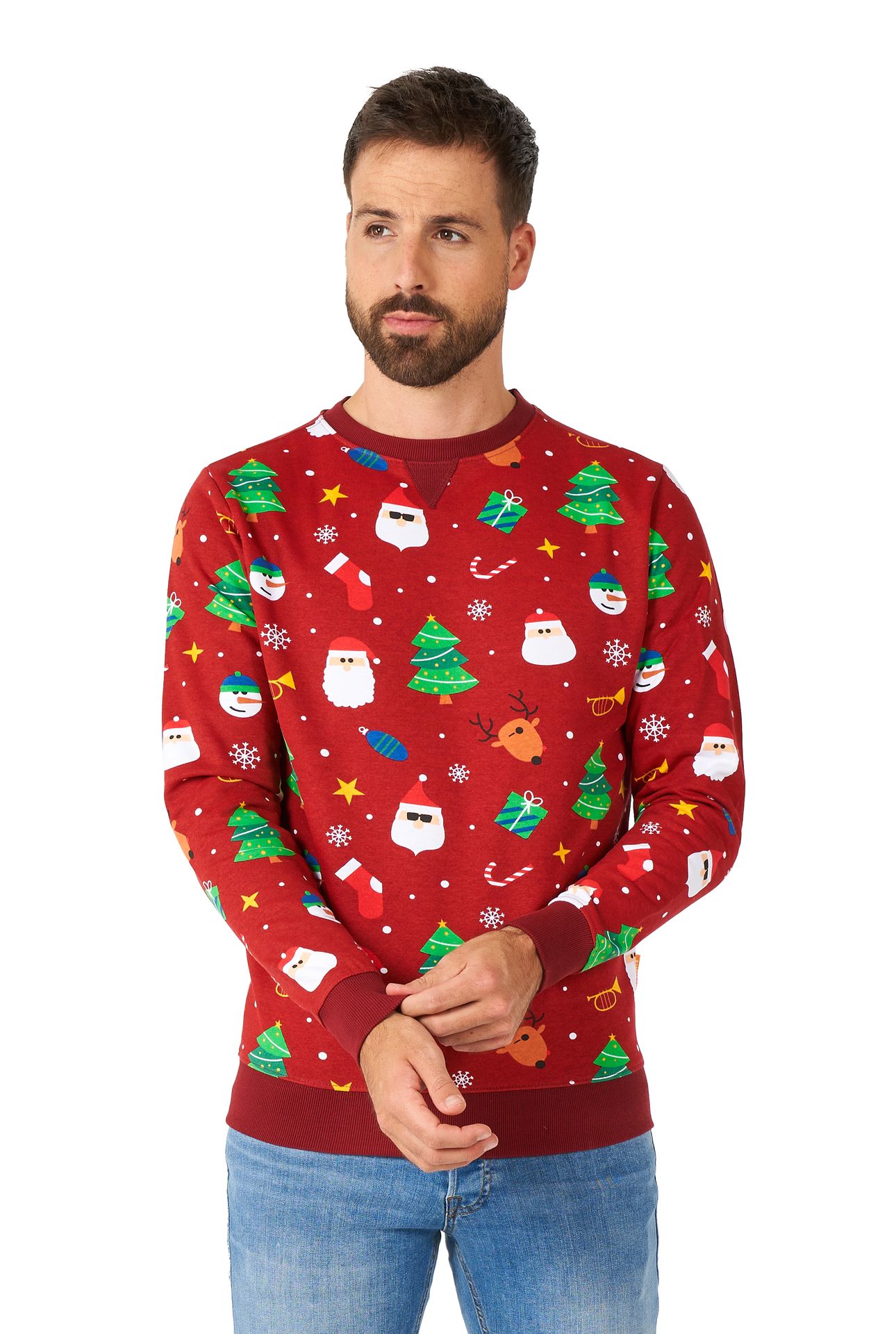 Festivity Red Sweater Heren Opposuits