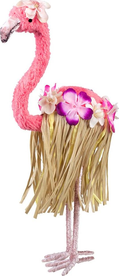 Flamingo met hawaii rokje decoratie
