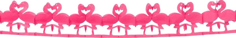 Flamingo party papieren slinger