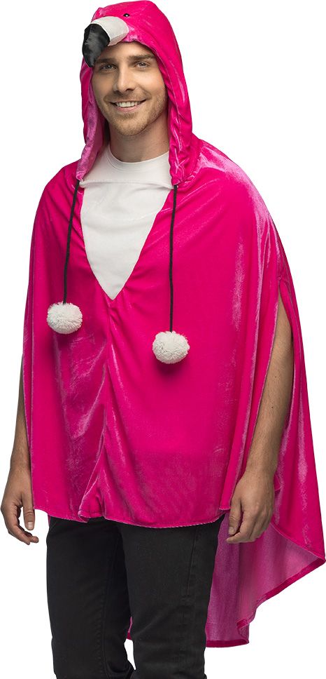 Flamingo Poncho Deluxe Onesize