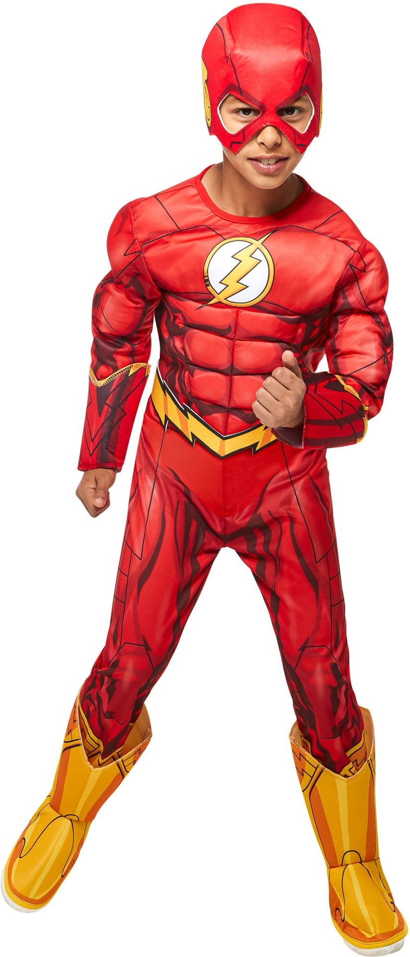 Flash Outfit Jongens WB DC Comics Deluxe