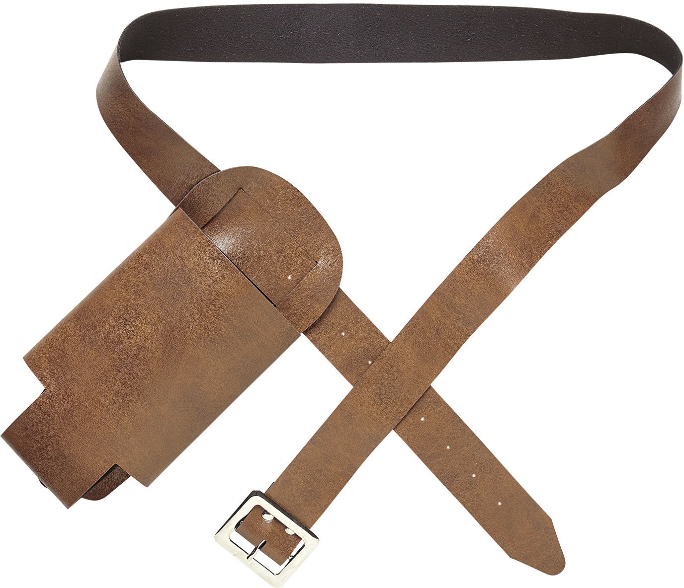 Flessen holster bruin