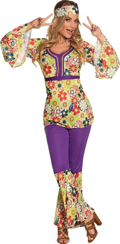 Flower power bloesem outfit dames