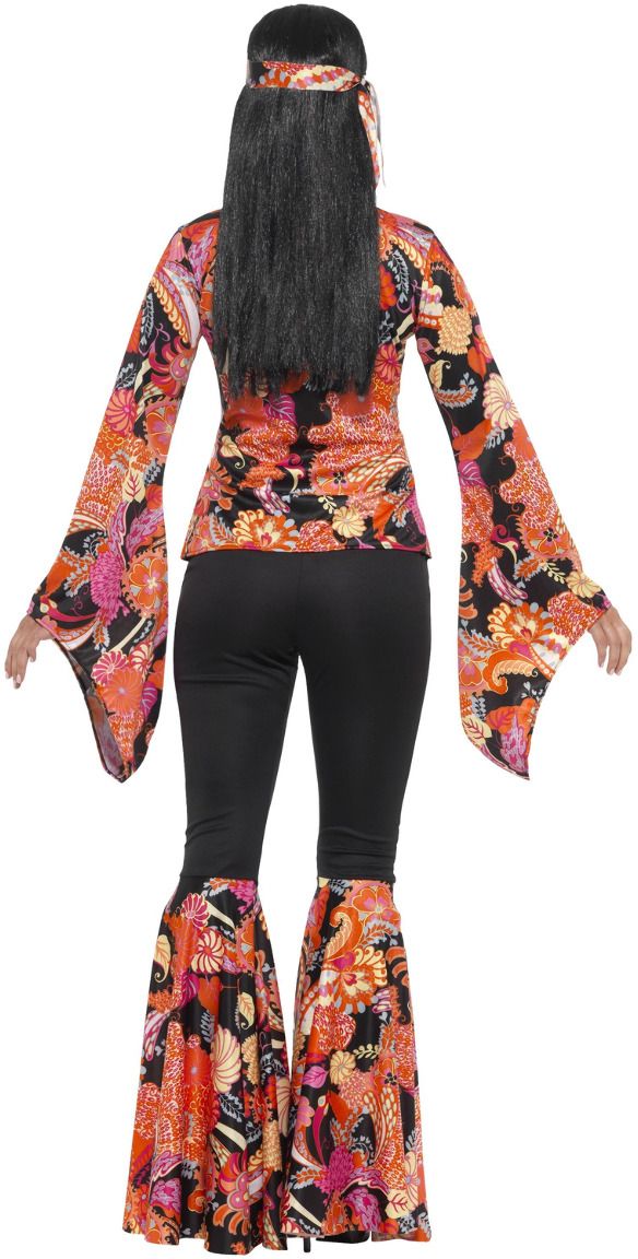 Flower power dames outfit - Feestkleding.nl
