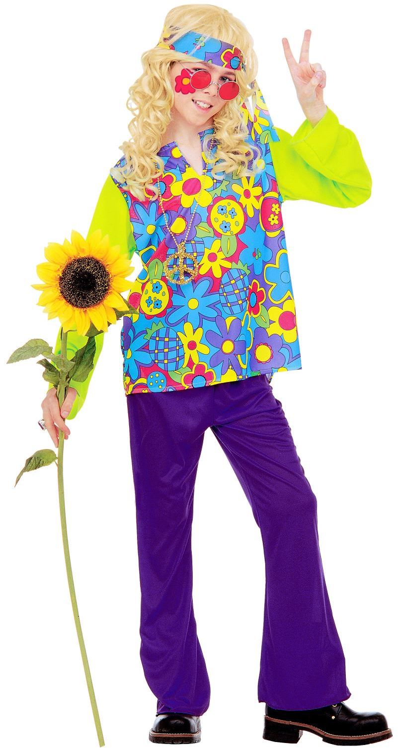 Flower power kleding jongens