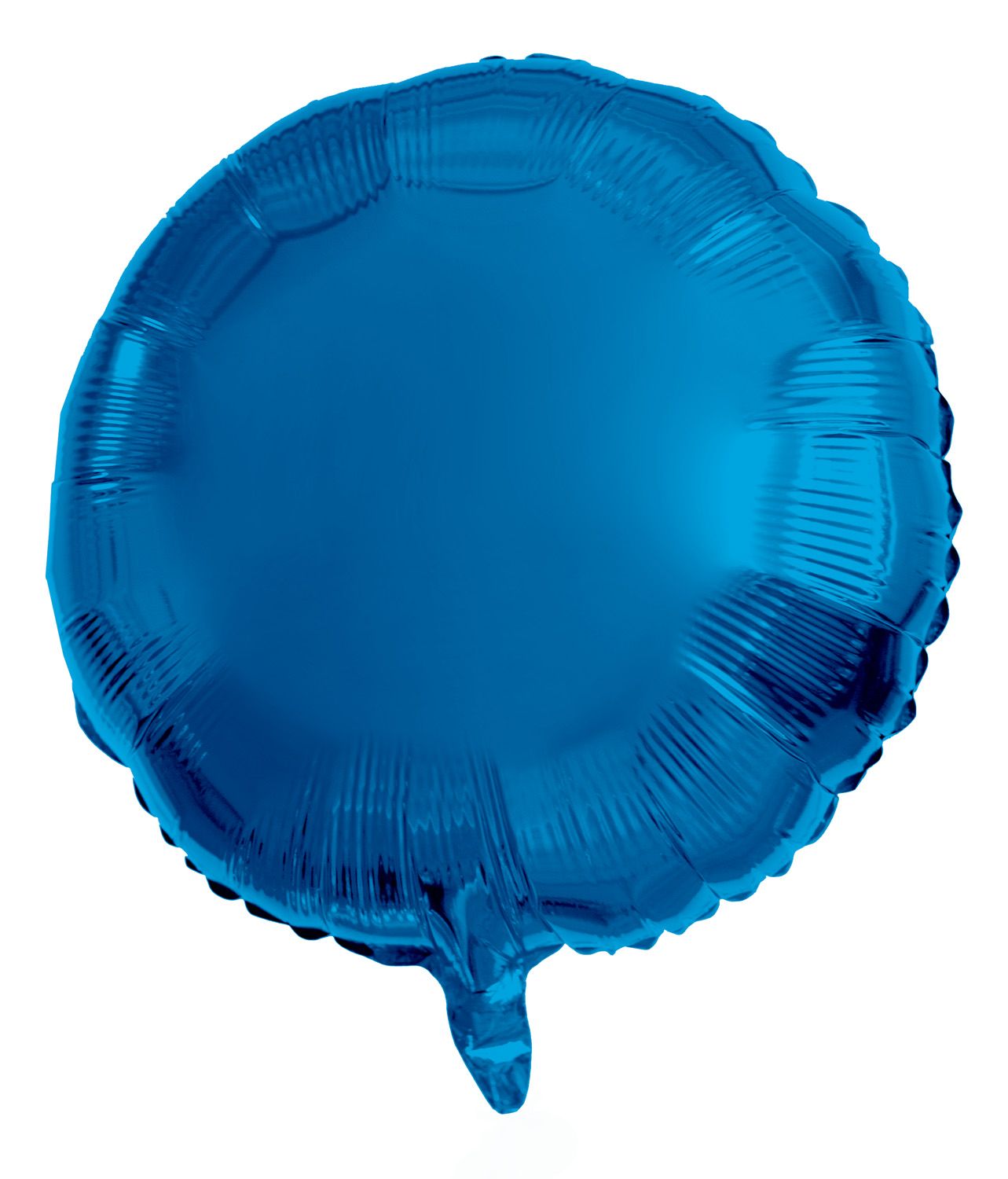 Folieballon blauw rond