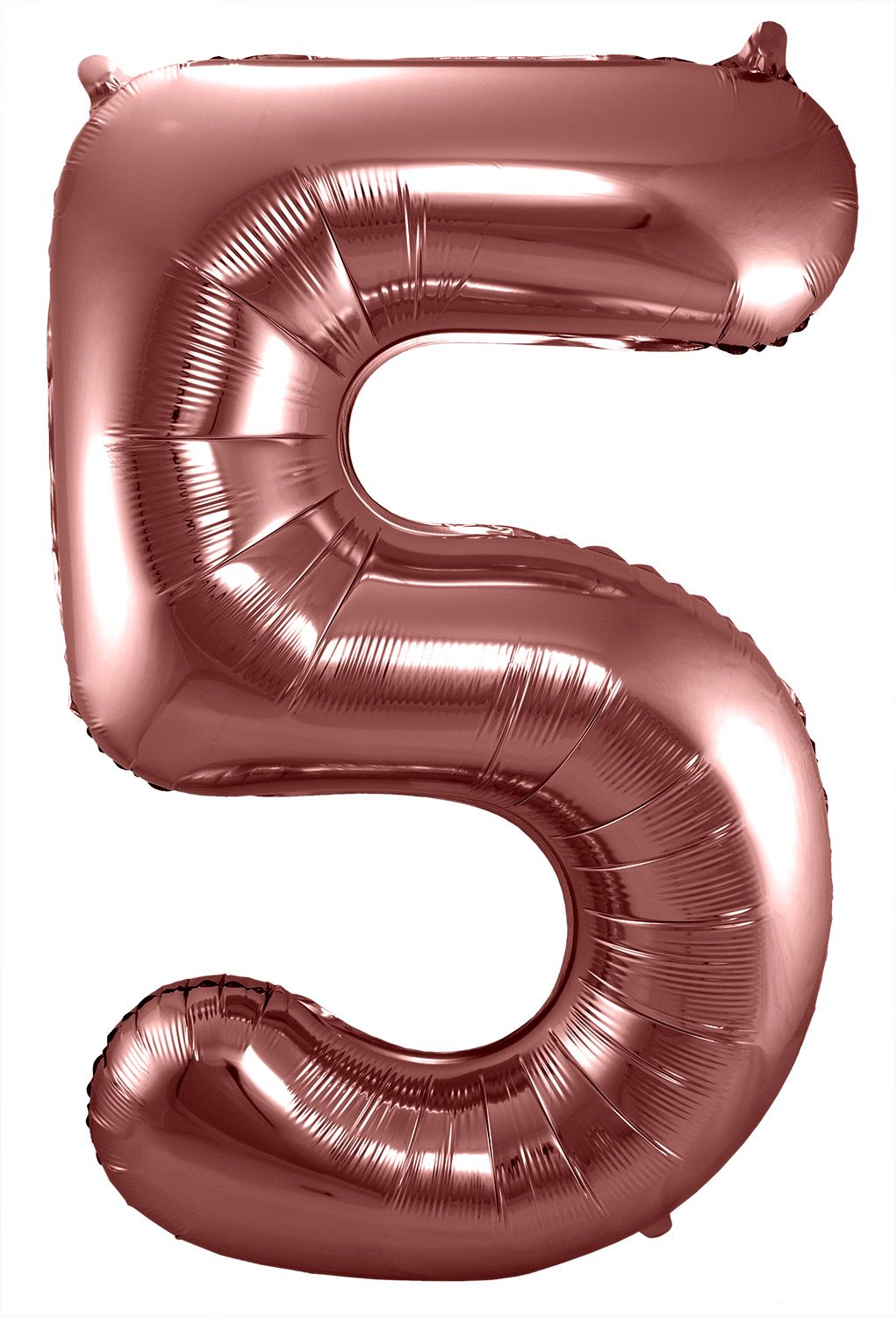 Folieballon cijfer 5 brons 86cm