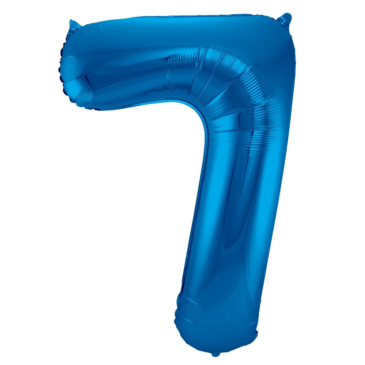 Folieballon cijfer 7 blauw 86cm