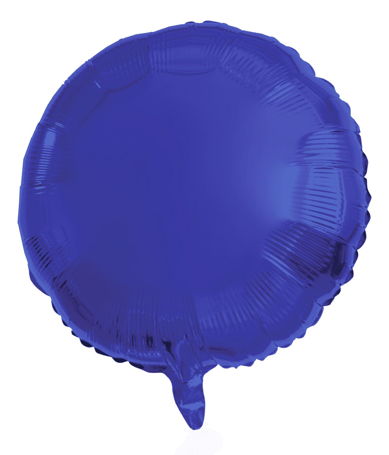 Folieballon donkerblauw rond