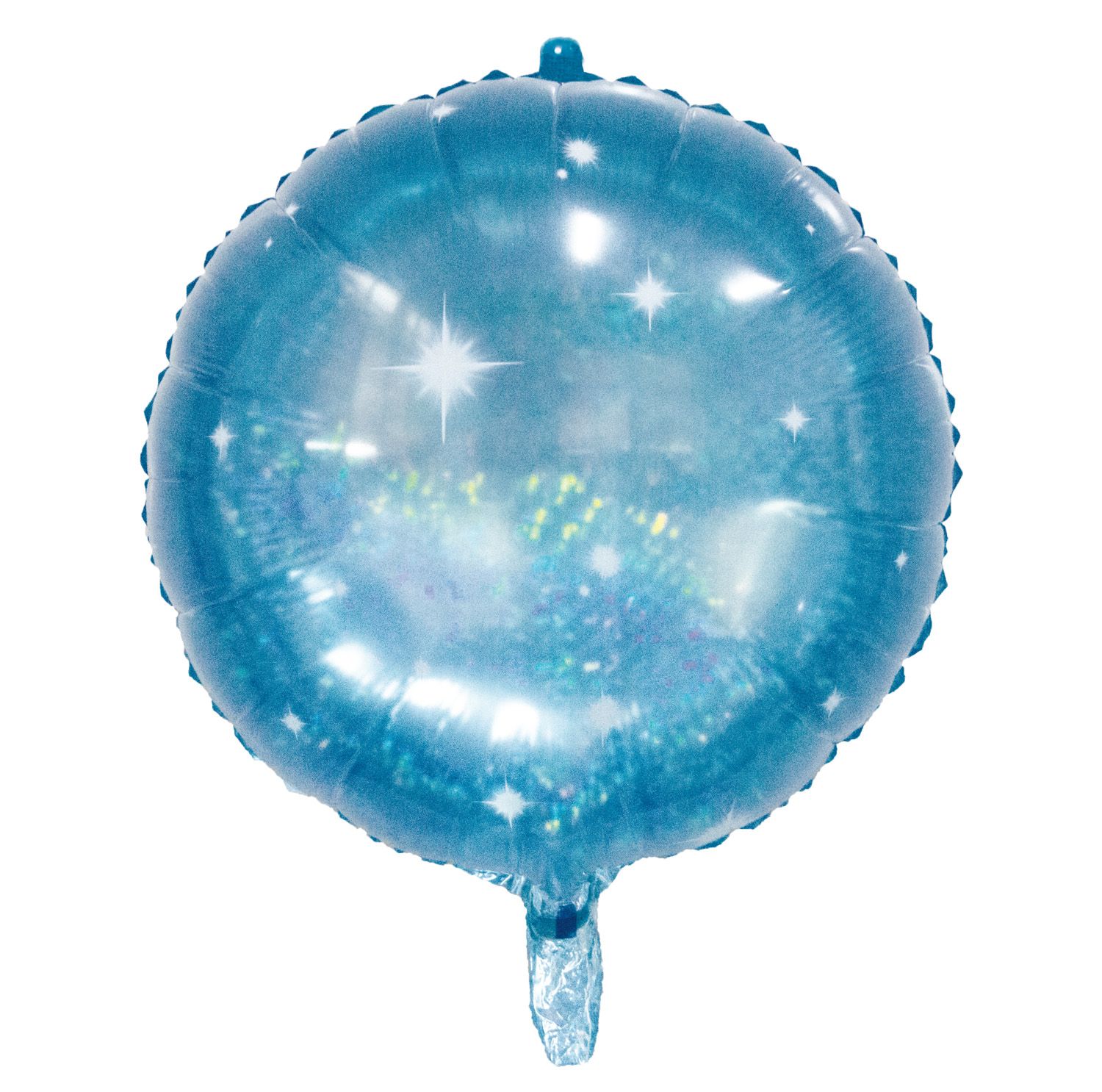 Folieballon galatic aqua rond
