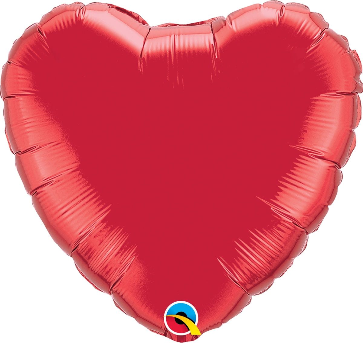 Folieballon hartvorm ruby red