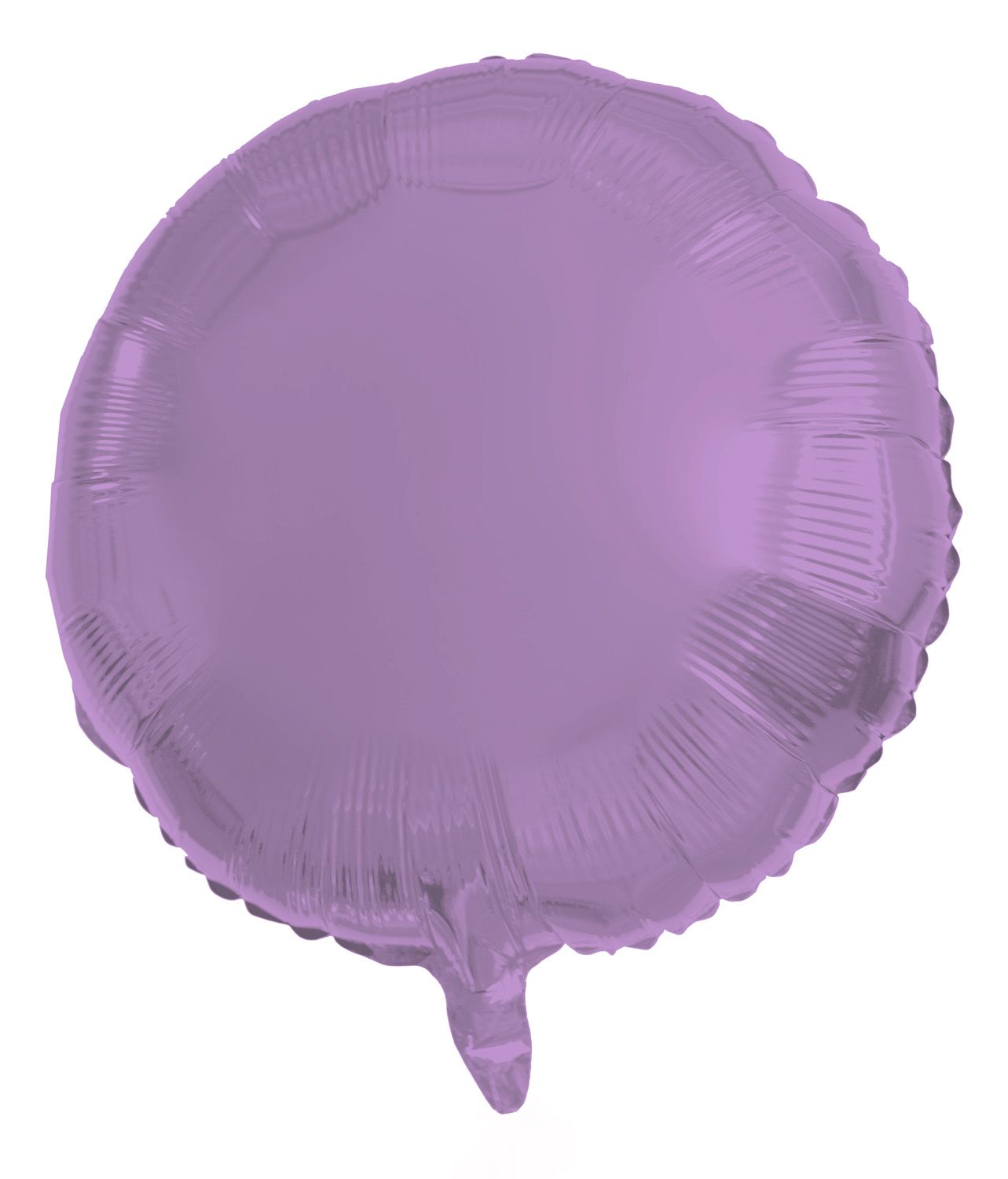 Folieballon metallic paars rond
