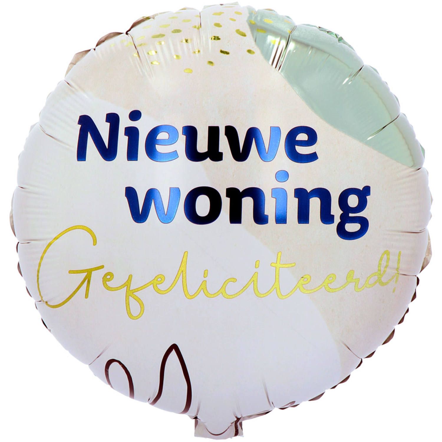 Folieballon nieuwe woning gefeliciteerd