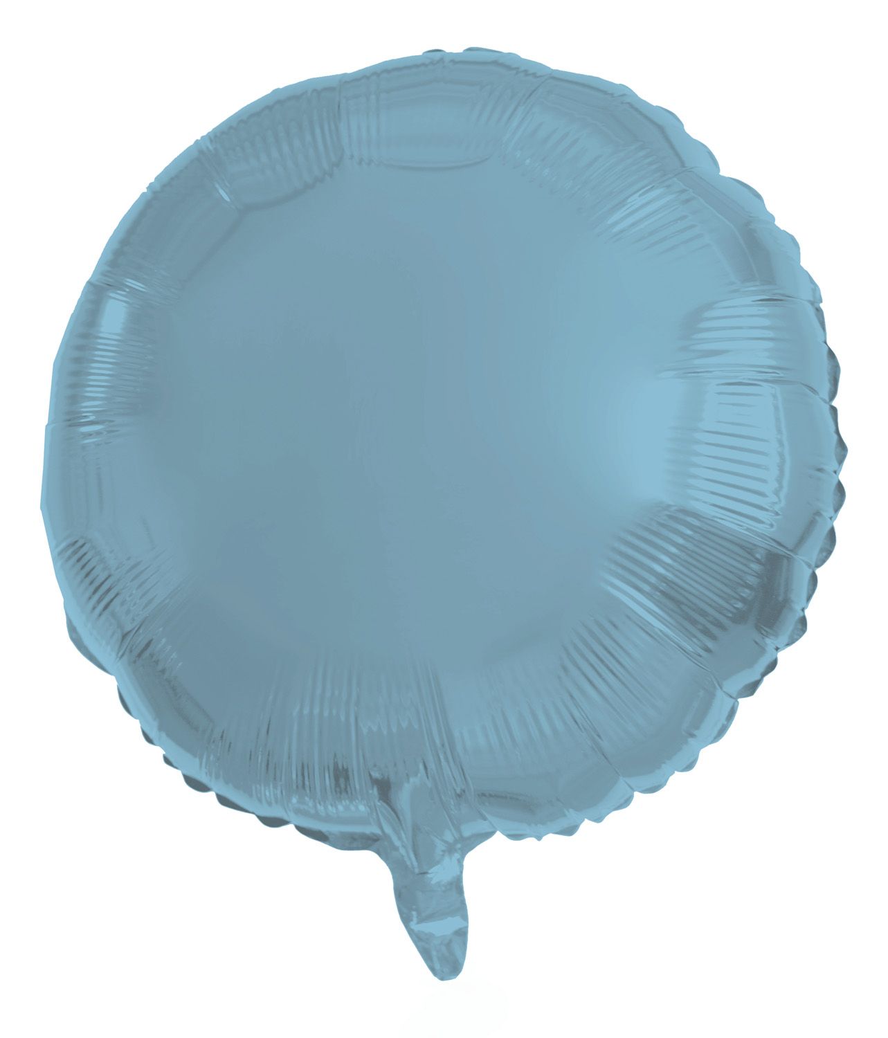 Folieballon pastel blauw rond