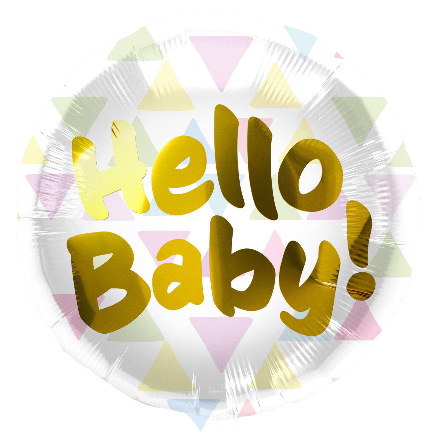 Folieballon pastel hello baby