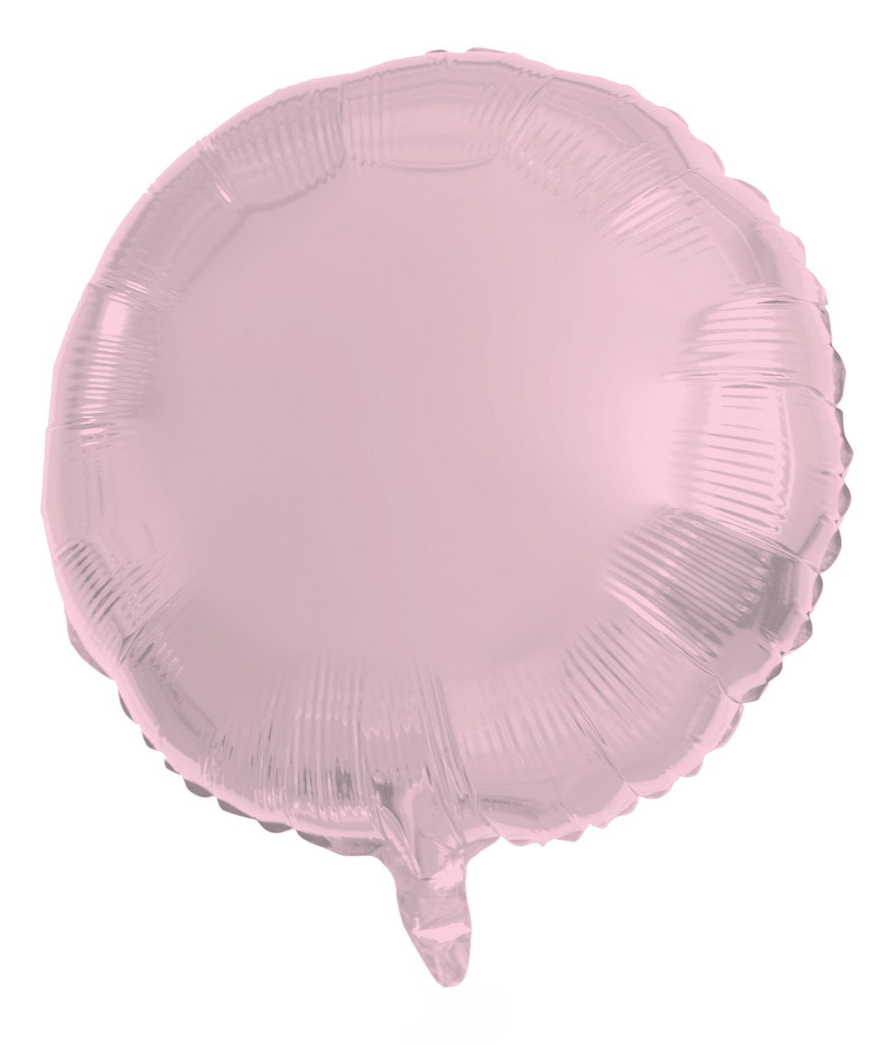 Folieballon pastel roze rond