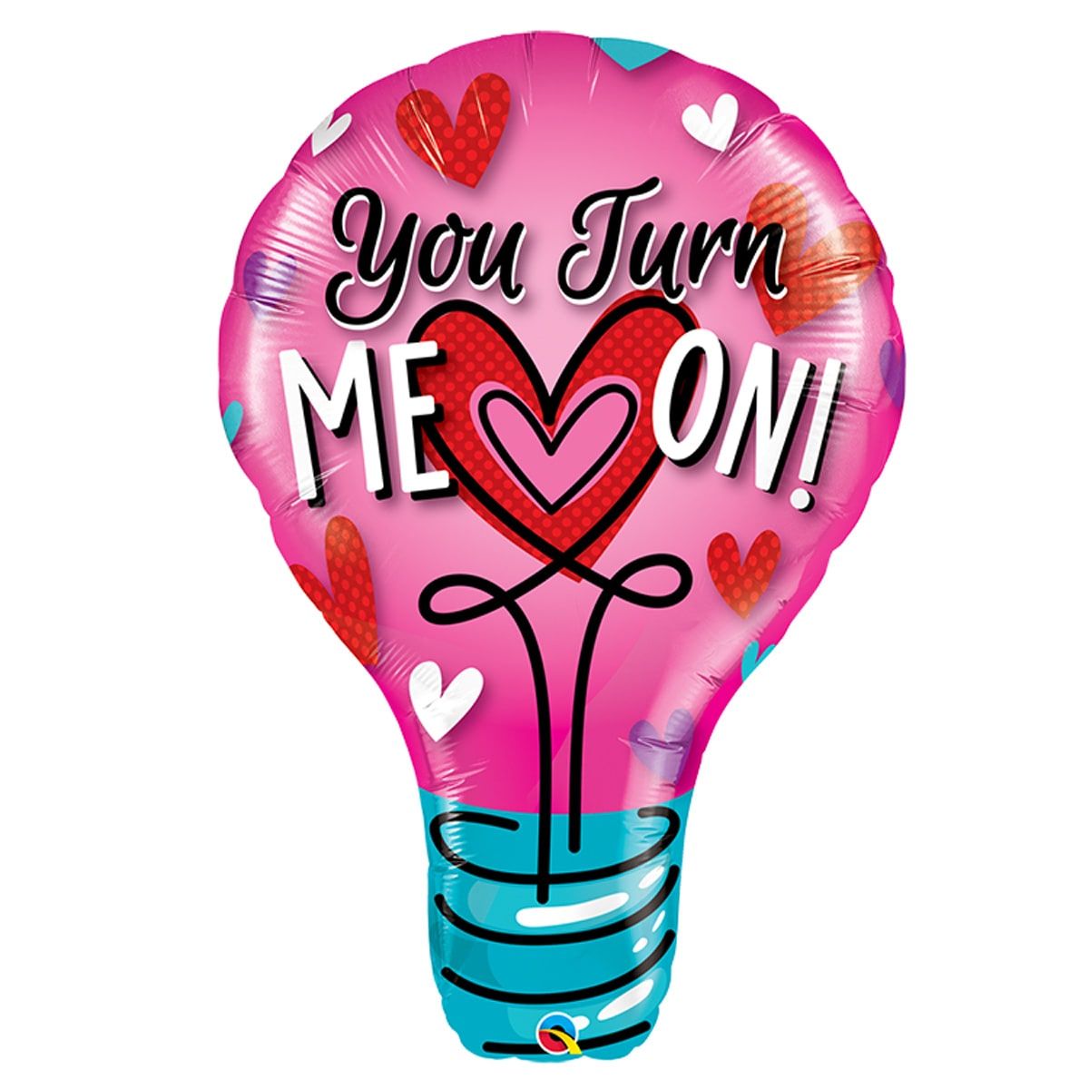 Folieballon peervorm licht valentijnsdag