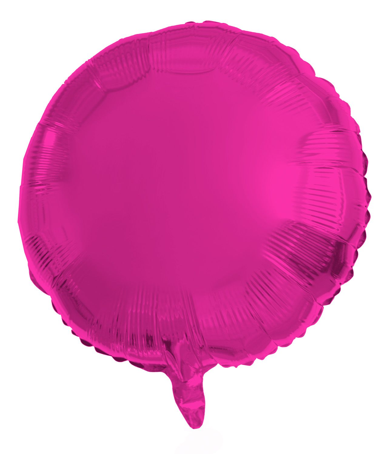 Folieballon roze rond