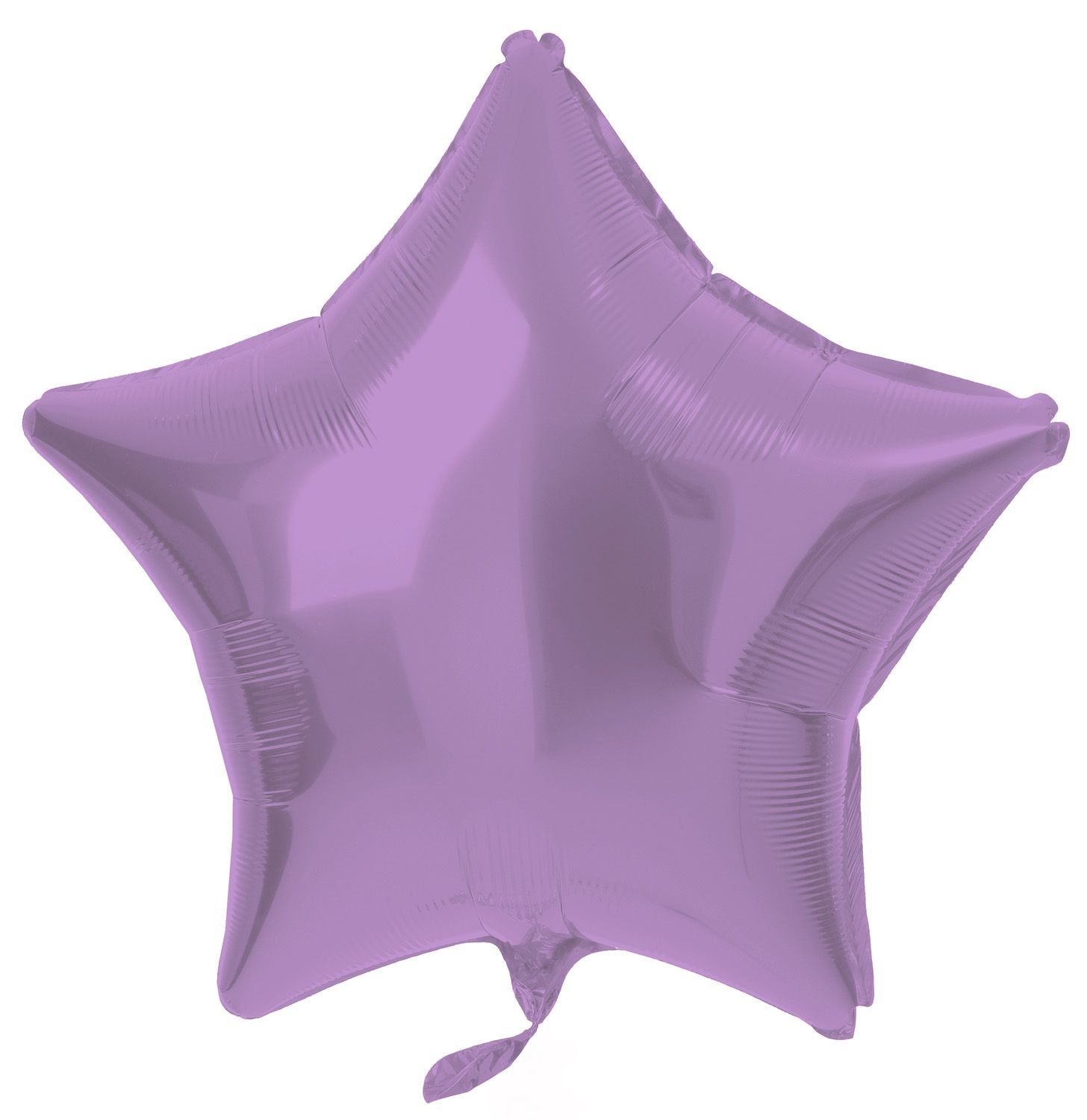 Folieballon stervorm metallic paars