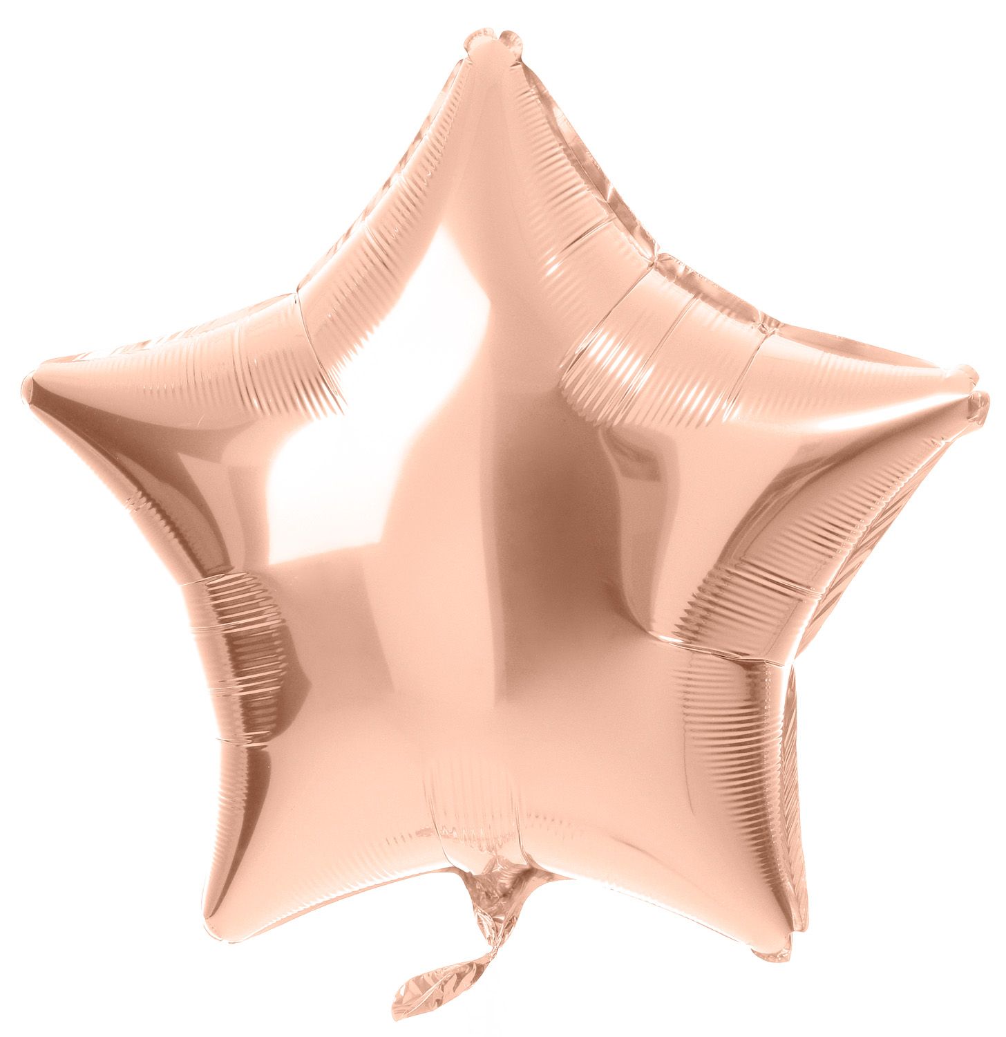 Folieballon stervorm rose goud
