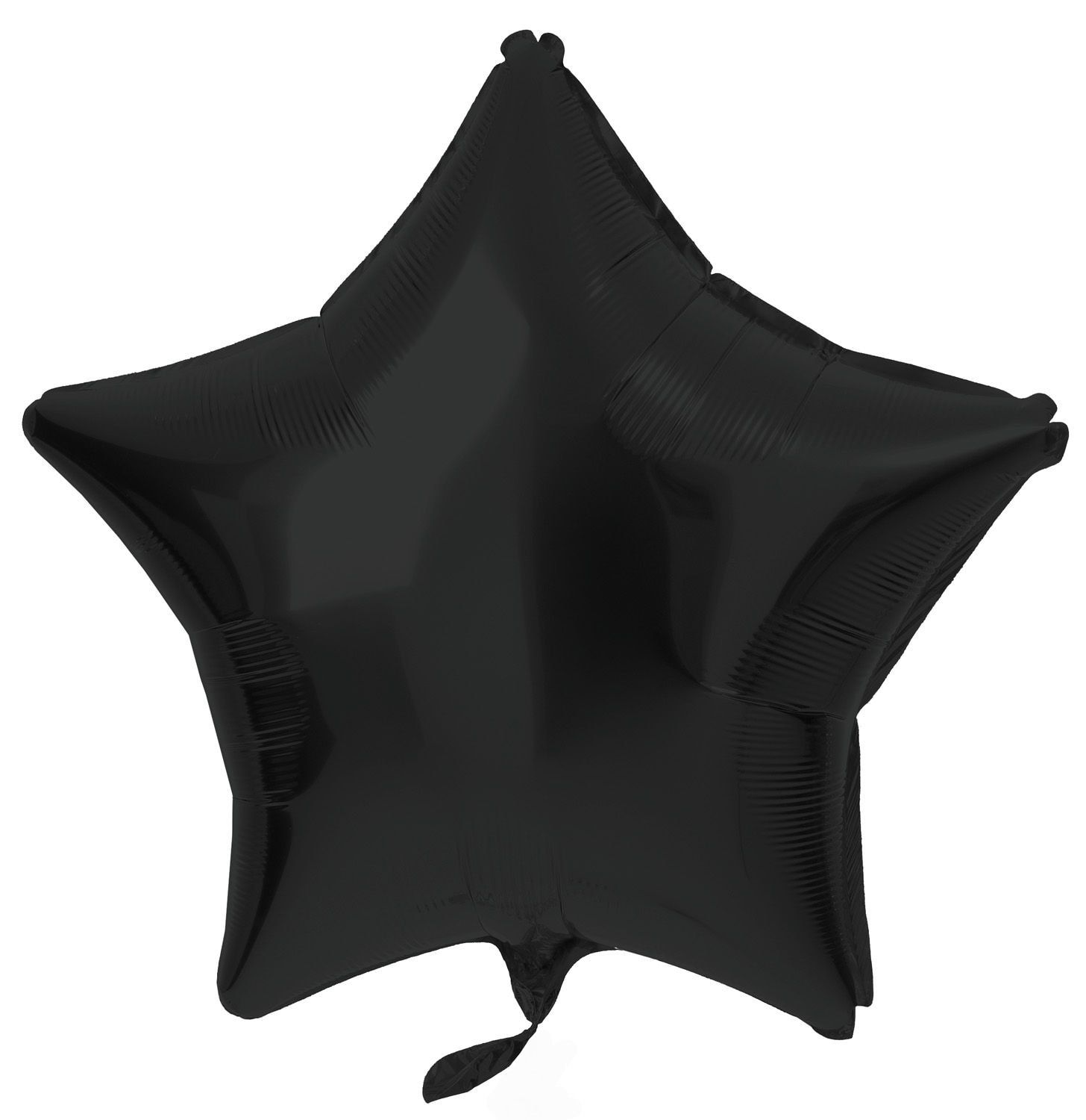 Folieballon stervorm zwart