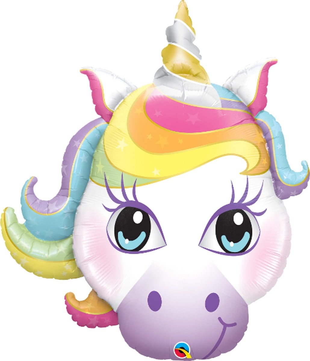 Folieballon unicorn vorm