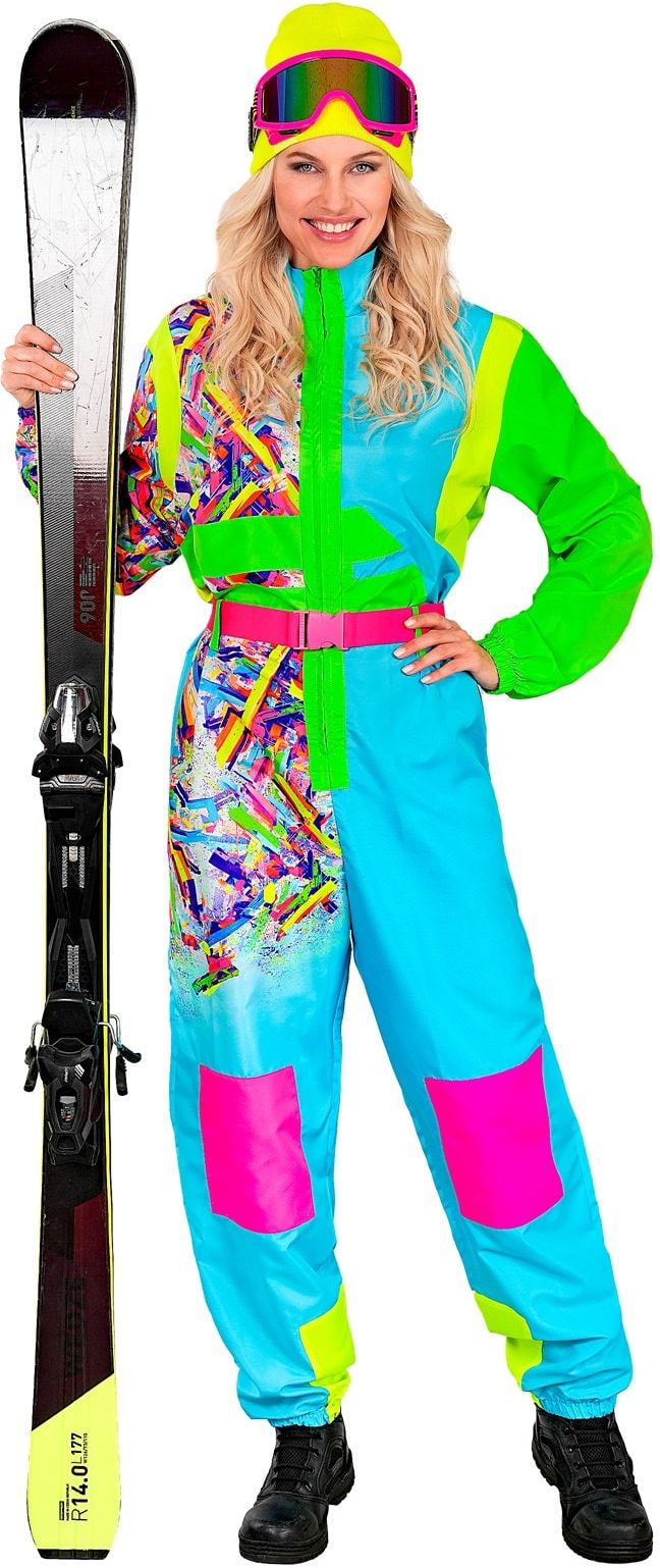 Fout Neon Skipak Blauw Volwassenen