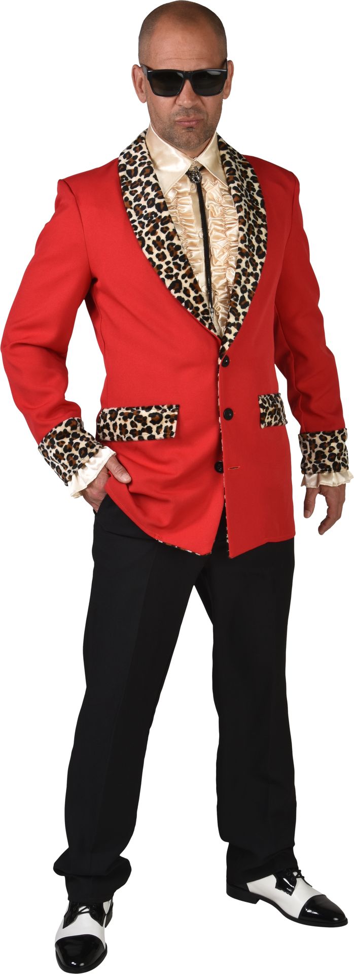 Foute colbert rood en panter