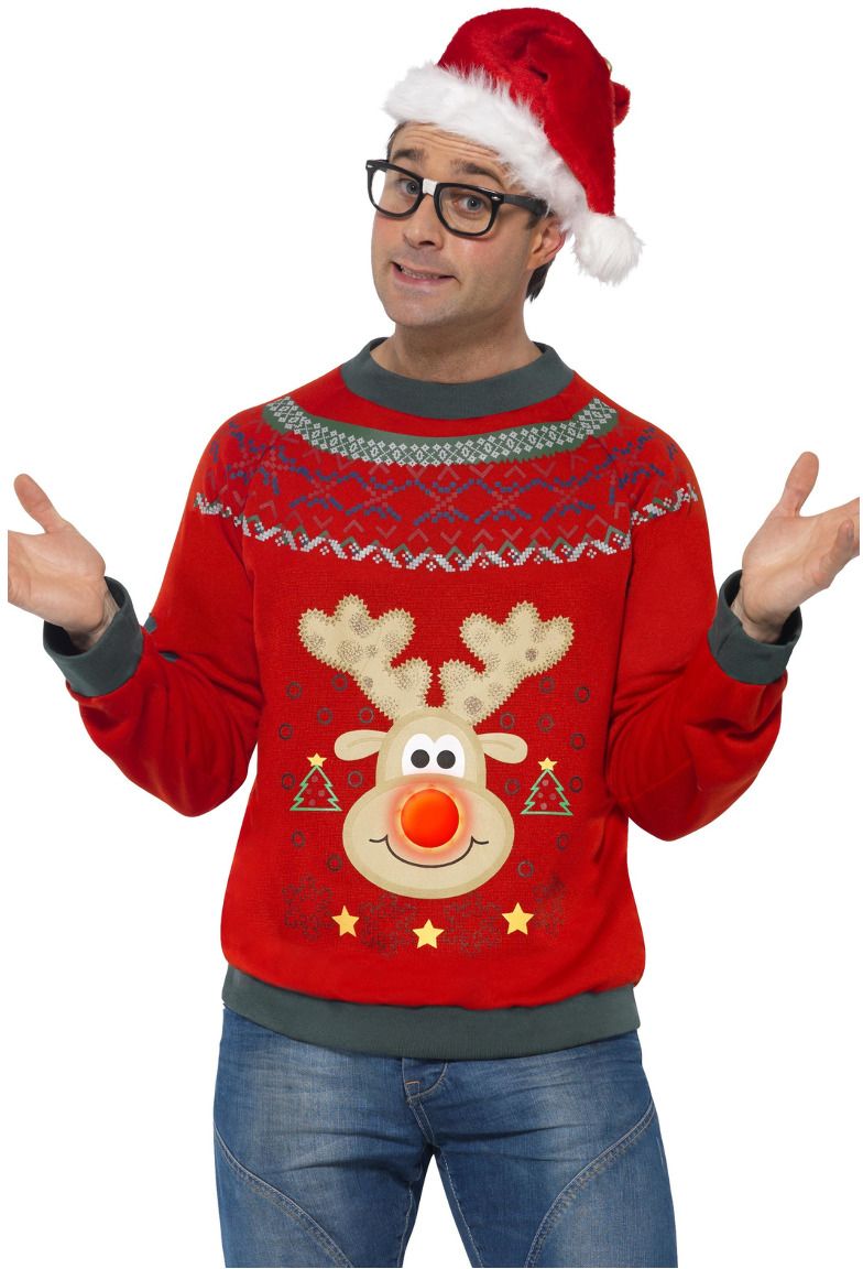 Foute kerst sweater rendier