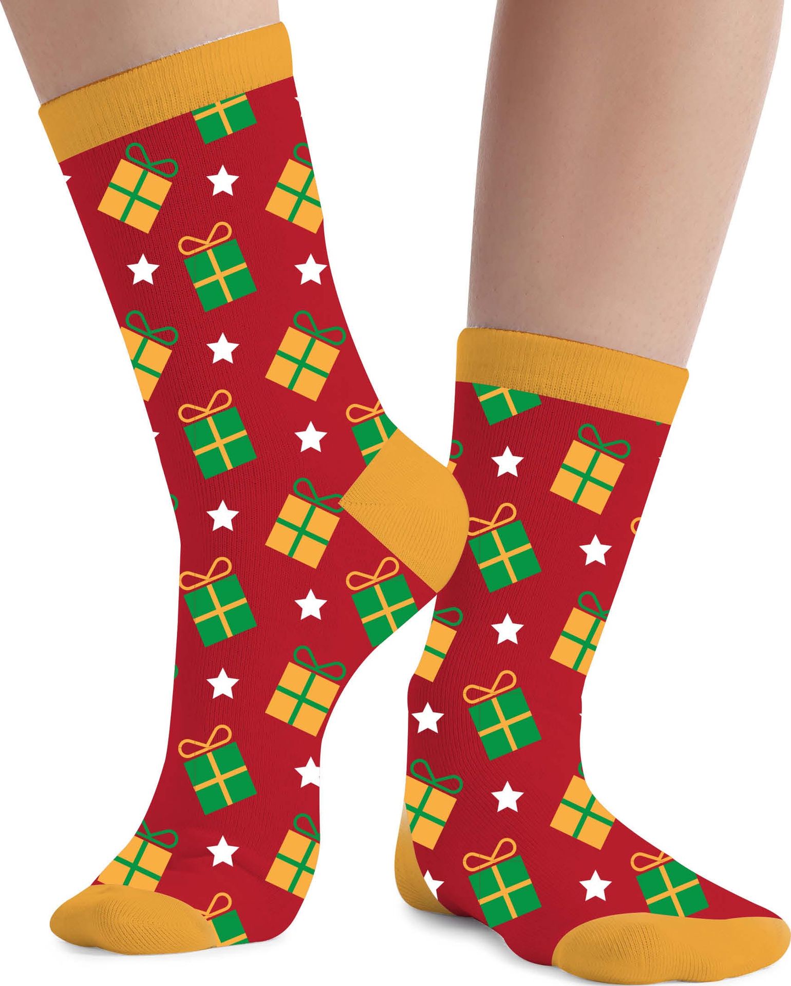 Foute kerstsokken verassingen rood