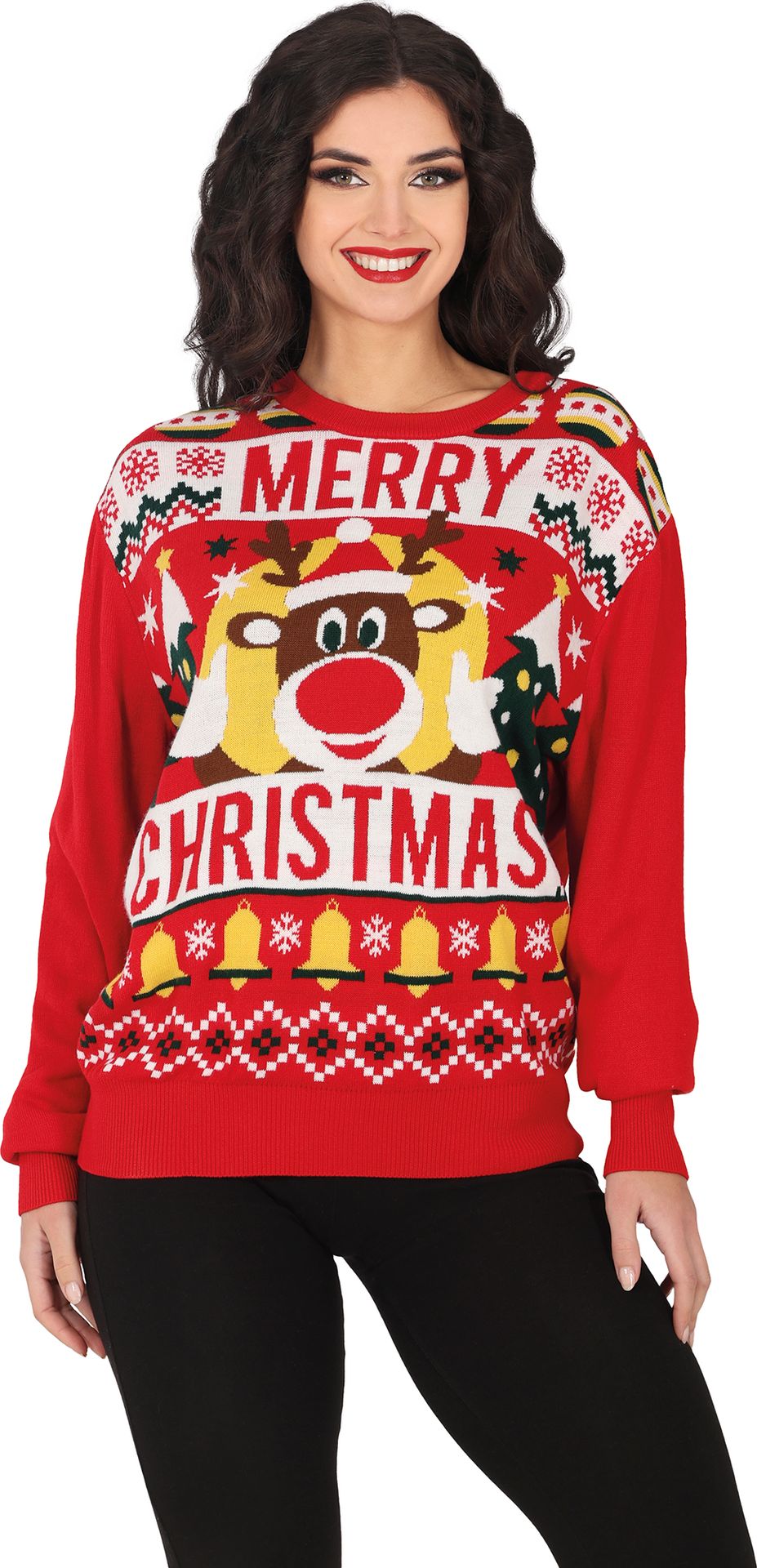 Foute Kersttrui Vrolijk Kerstfeest Dames
