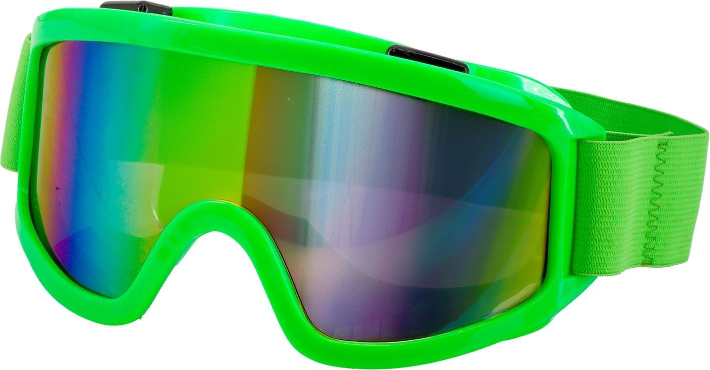 Foute Neon Groene Ski Bril