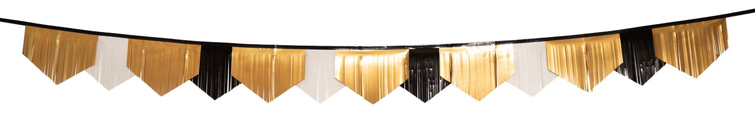 Franjeslinger - Zwart en goud HNY