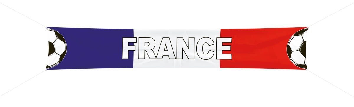 Frankrijk voetbal spandoek