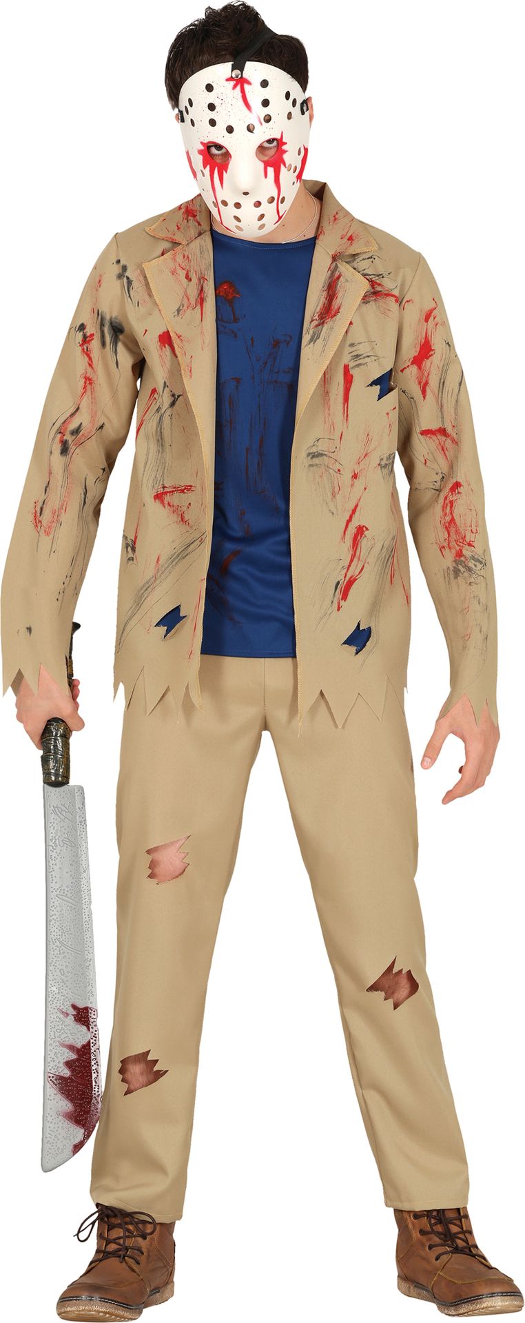 Friday The 13Th Jason Kostuum Halloween Teiner 14-16 Jaar