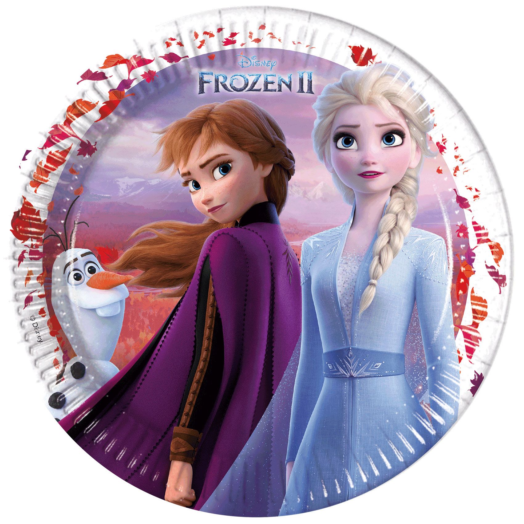 Frozen Anna en Elsa feestbordjes 8 stuks